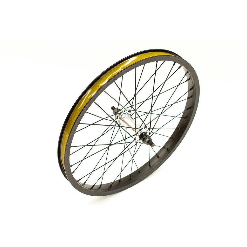 Yellow bmx online wheels