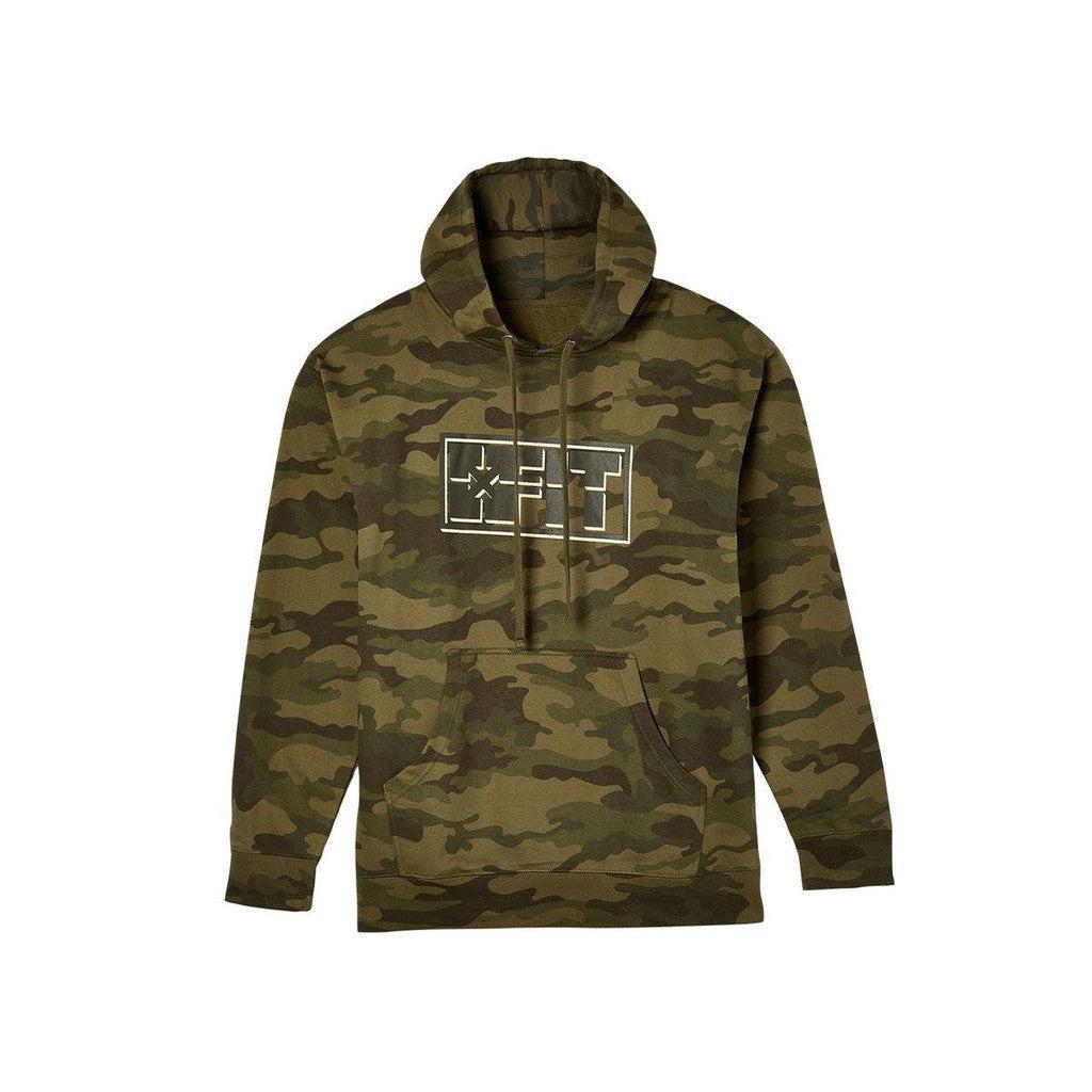 Green hot sale camouflage hoodie