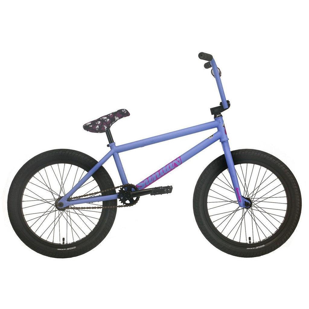 Sunday Street Sweeper 20 Inch Bike (2023) - Matte Blue/Lavender / 20.75TT /  Right Hand Drive