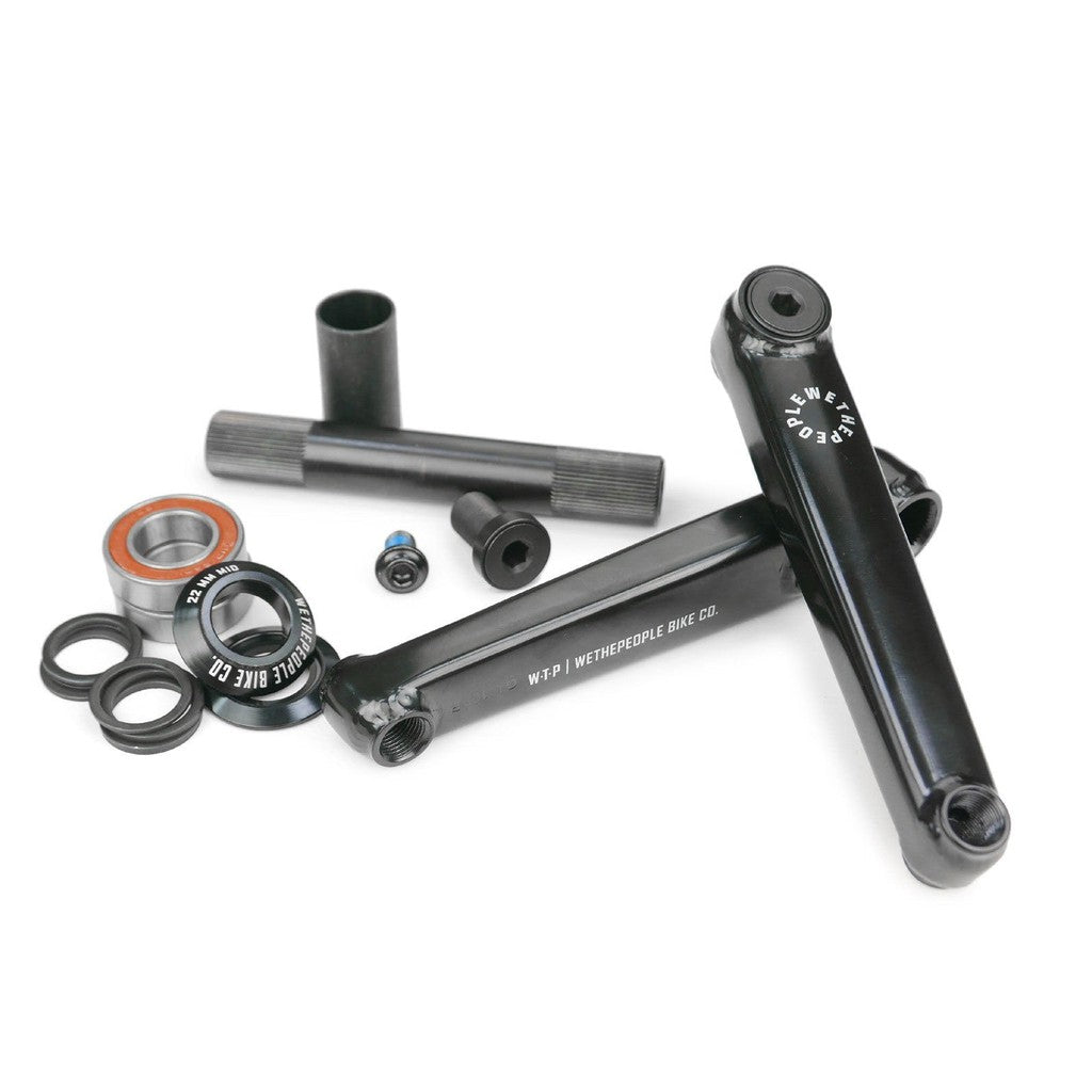 Wethepeople Logic BMX Cranks Black 160mm LUXBMX