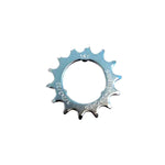 A single metal bike sprocket with 14 teeth, labeled "14T" and "1/2x1/8", designed as a coast brake cog for 3 spline type hubs, sold as the "Cog 3-Spline. 14T, Sturmey Archer, CP, FLAT type, Coaster sprocket (I.D - 35mm)".