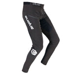 The Evolve SI2 Race Pants feature a belt, zippered pockets, white logos on the thigh and lower leg, and 4-way stretch fabric for ultimate mobility.