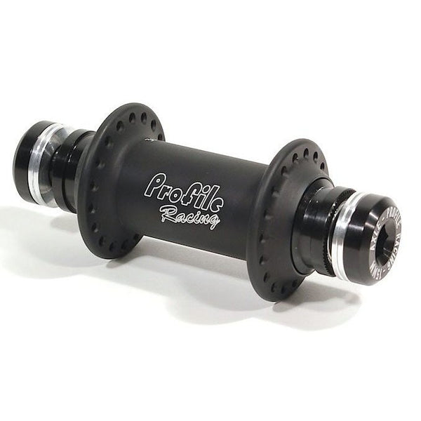 Profile Elite Front BMX Hub 15 20mm Matte Black LUXBMX