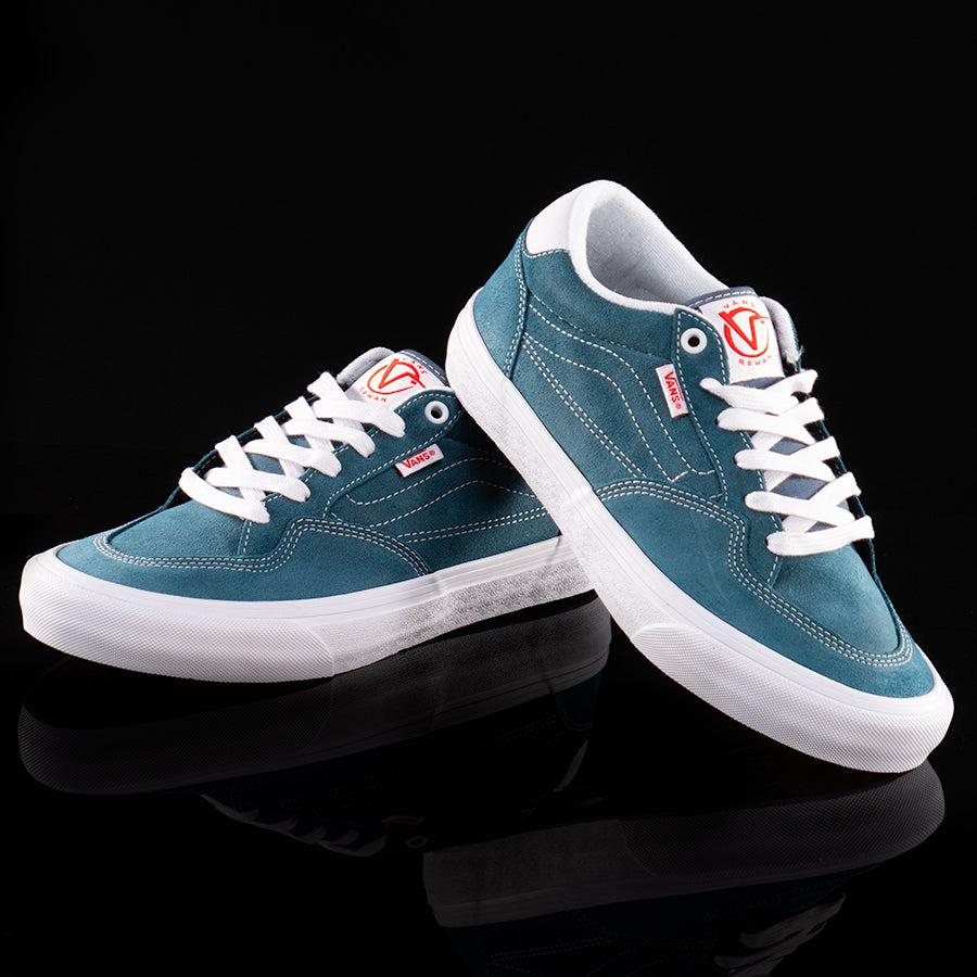 Vans blue hotsell leather shoes