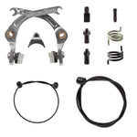 The Alienation Vice Grip Brake set includes CNC calipers, cables, springs, and components arranged on a white background for enhanced braking power.