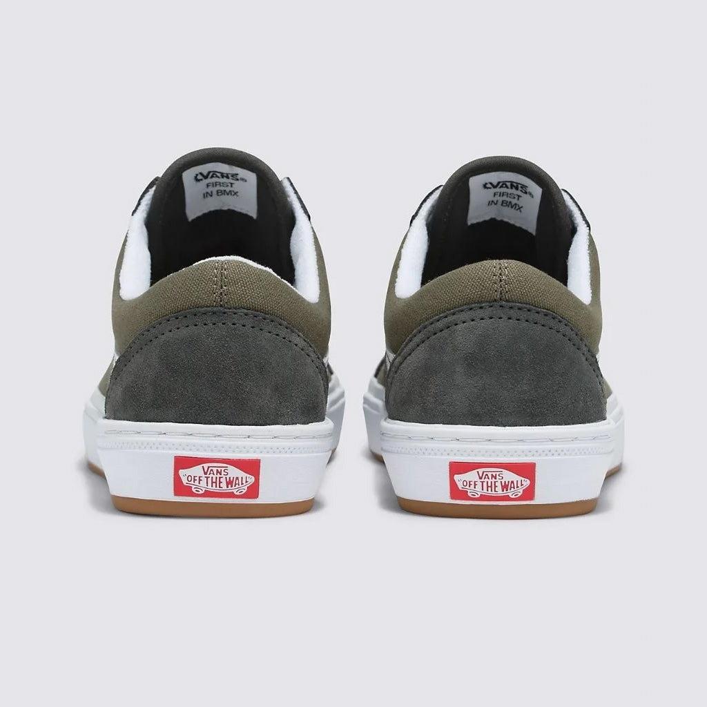 Olive green outlet vans old skool