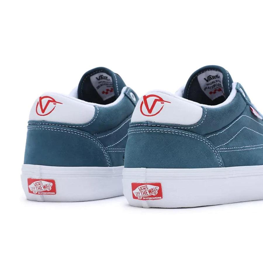 Vans blue 2025 leather shoes