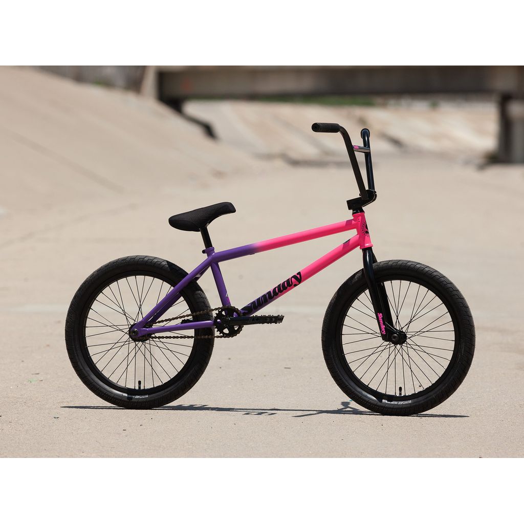 Purple sunday bmx bike best sale