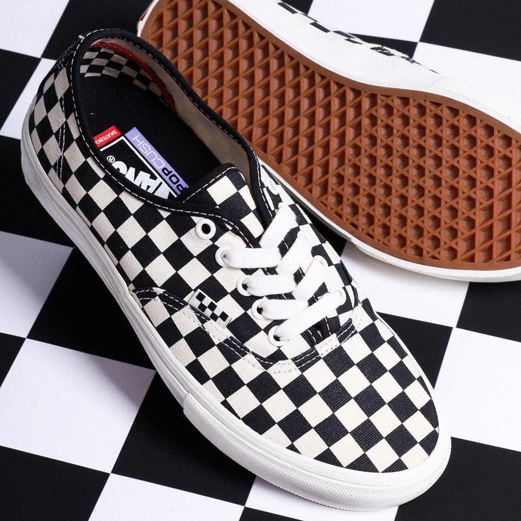 Vans authentic checkerboard shoes sale