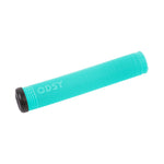 The Odyssey Broc Raiford Grips in turquoise feature a ribbed texture and come with black Odyssey Par Ends.