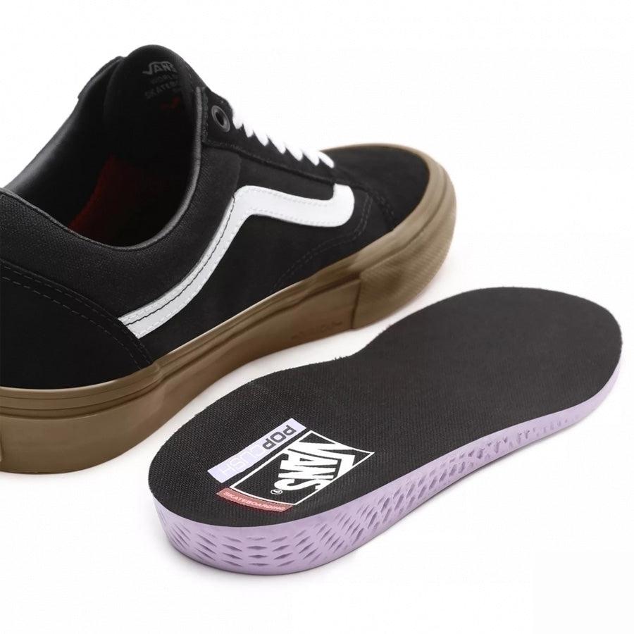 Grey and black hot sale vans old skool