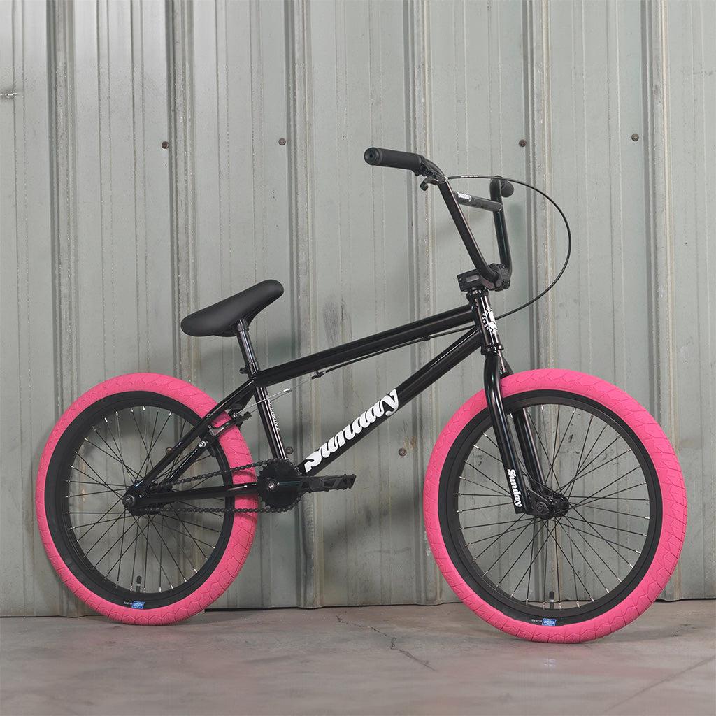 Pink black online bike