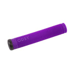 The Odyssey Broc Raiford Grips feature a purple ribbed handle grip with a black end cap and display the text "ODST.