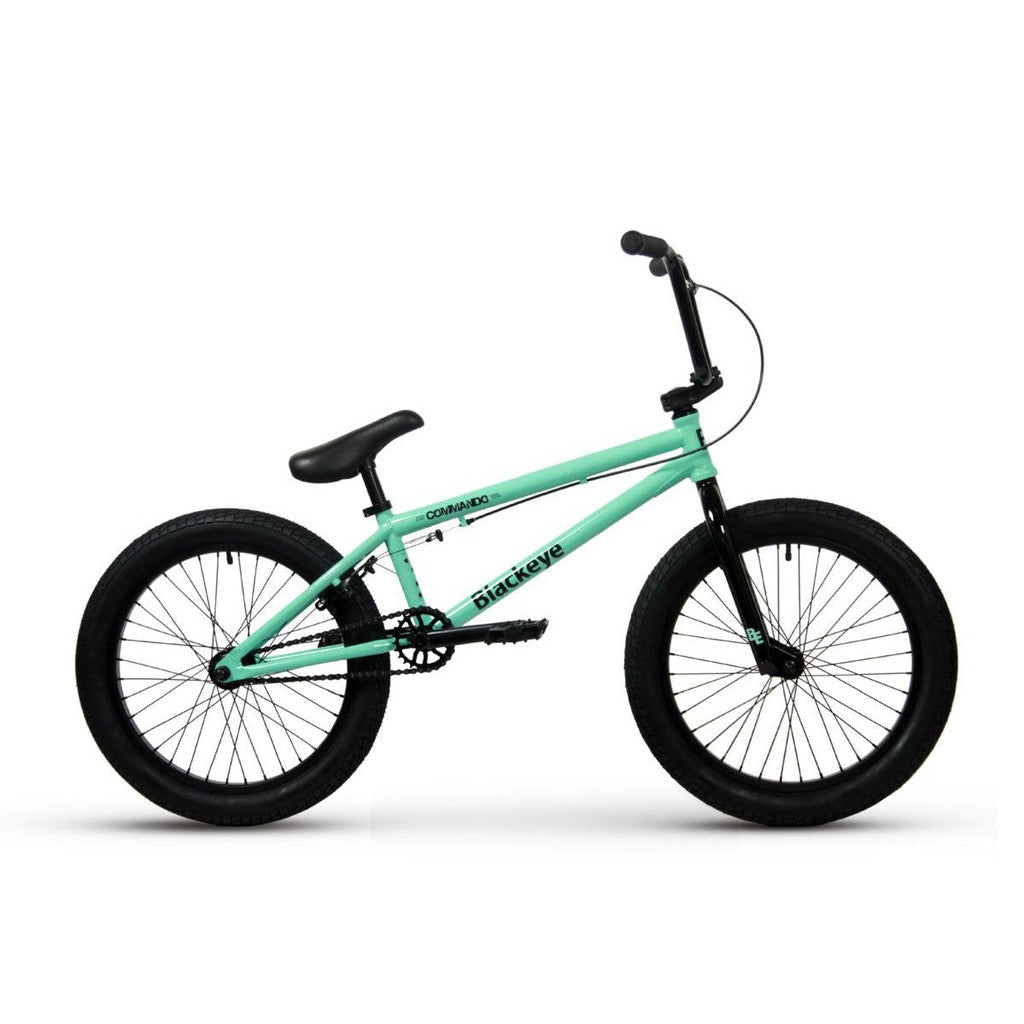 Black and 2024 green bmx