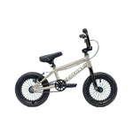 The Colony Horizon 12 Inch Bike showcases a transparent, lightweight alloy frame, accompanied by 12-inch black wheels and handlebars that include grips and a lever, making it an ideal choice for young riders.