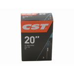 Box of CST 20 Inch Tube with Schrader Valve, size 47-406 ETRTO and 20x1.75, ideal for BMX bike tubes.