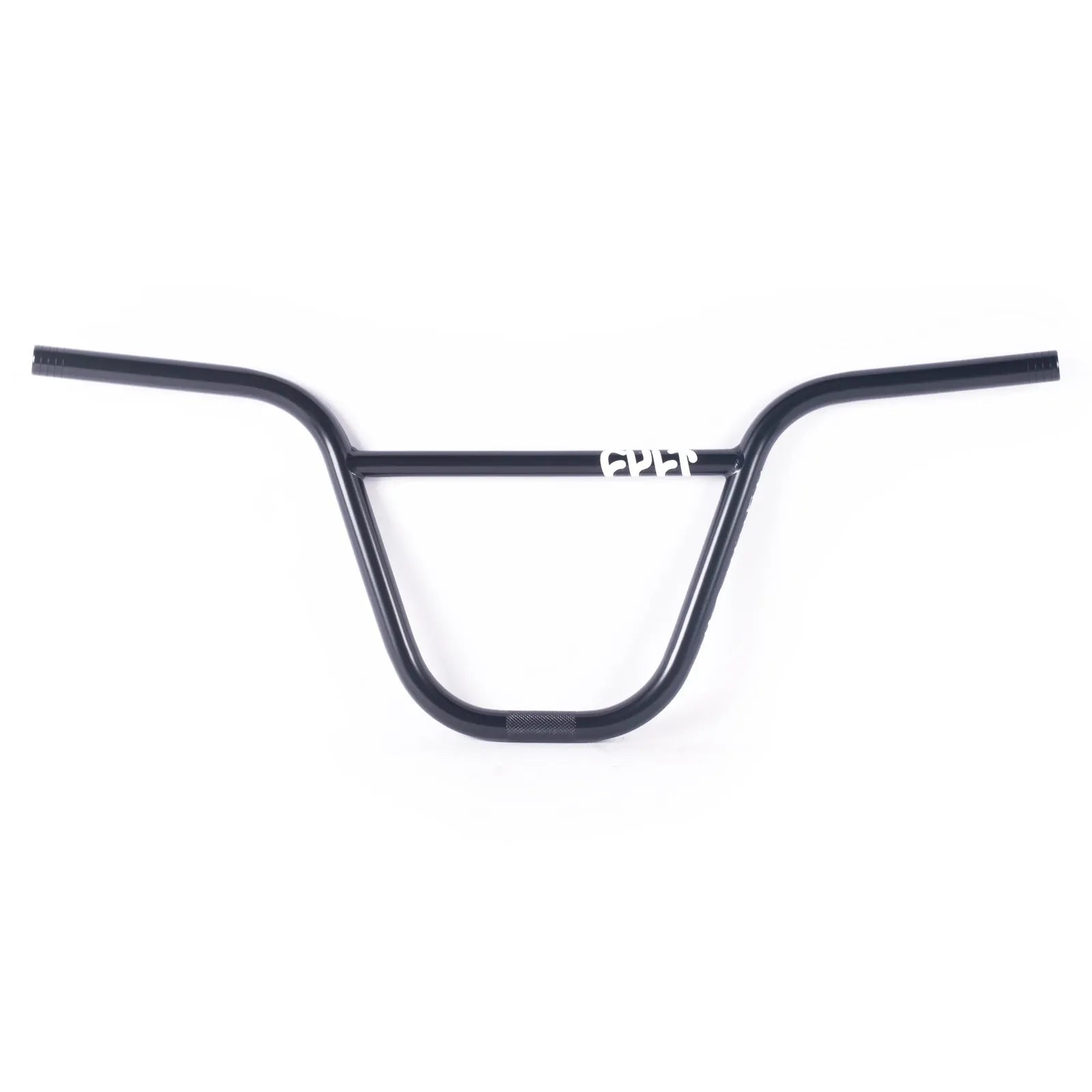 The Cult Devon Bars are black BMX handlebars with a white logo on the crossbar, featuring a distinctive U-shaped design.