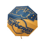 Introducing the MCS BMX Action Umbrella, available in a striking blue and yellow design with "BMX Bicycle Motocross Action" boldly displayed. Crafted from UV-resistant coated polyester, this umbrella features automatic open functionality, combining style and practicality for any adventure.