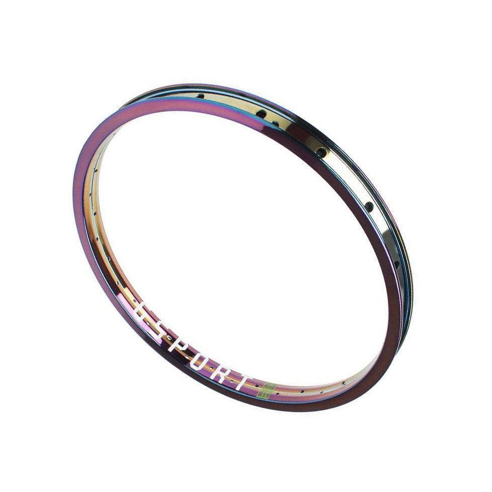 Oil slick bmx sale rims