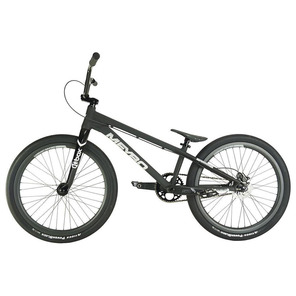 A black Meybo 2024 Patron Pro Cruiser Bike with SD carbon fibre rims on a white background.