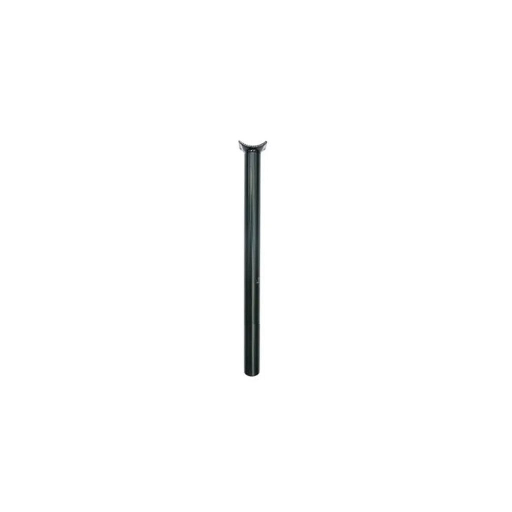 A Pivotal Seat Post 25.4 x 400mm in black, designed for bikes with a seat post diameter of 25.4mm, shown isolated on a white background.