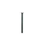 A Pivotal Seat Post 25.4 x 400mm in black, designed for bikes with a seat post diameter of 25.4mm, shown isolated on a white background.