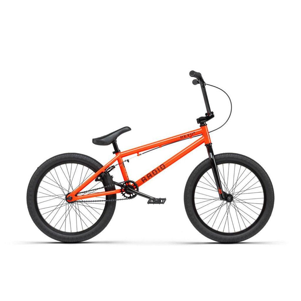 Orange bmx shop bike