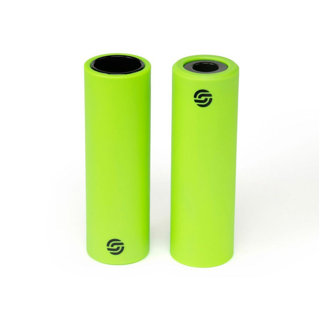 Green bmx shop pegs