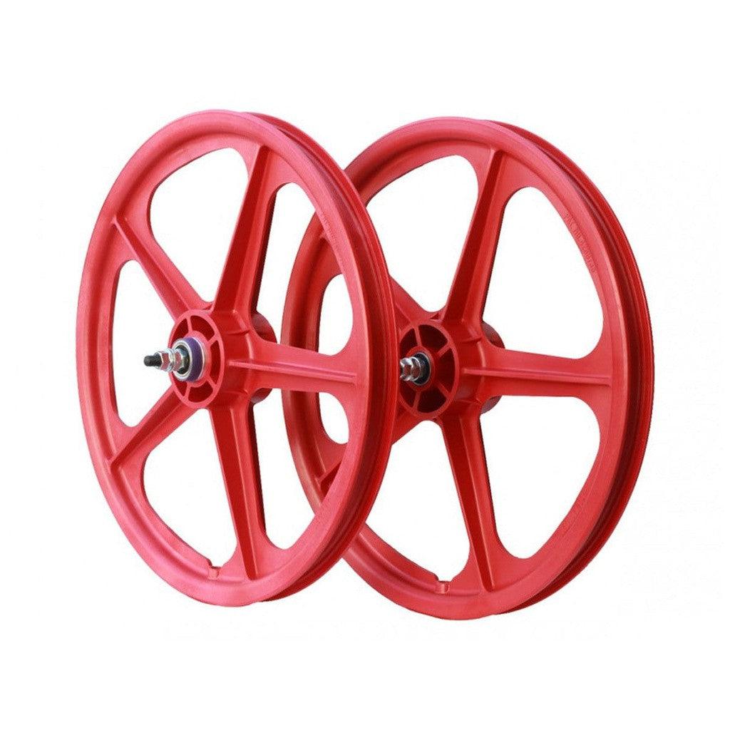 Skyway Tuff II 5 Spoke Wheelset Aqua Buy online at LUXBMX.COM