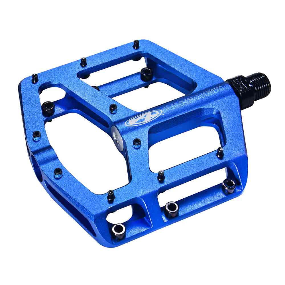 Blue pedals bmx sale