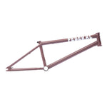 The Federal Boyd 18 Inch Specific ICS2 Frame, designed with a striking brown color and "Federal" elegantly displayed in white letters on the top tube, is perfect for little ones shredding their first trails.