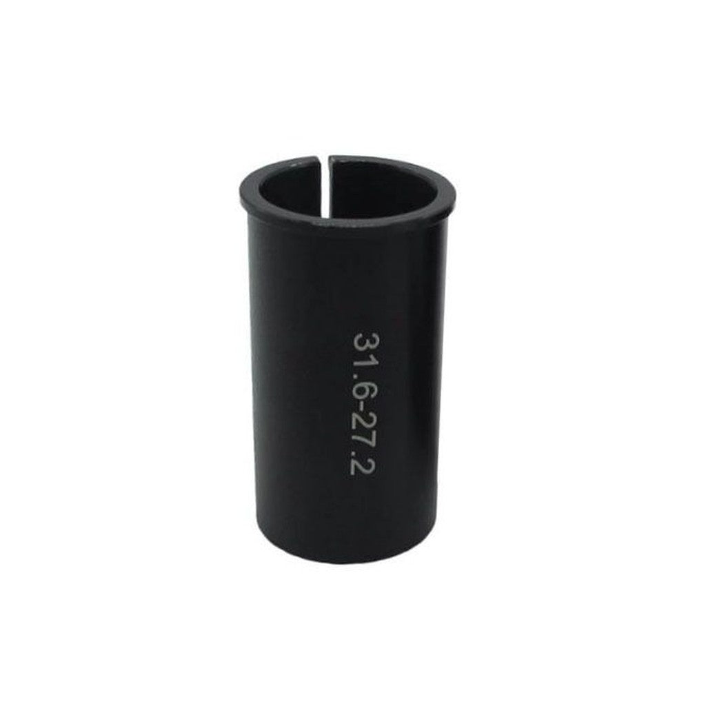 A Shim/Sleeve (Seatposts) - 31.6mm to 27.2mm - 60mm Length with a vertical slit and the marking "31.6-27.2" printed on its side, perfect for adapting a 27.2mm seat post to Stay Strong frames.