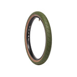 A lightweight green Eclat Decoder High Pressure Tyre (120PSI) with a Decoder Tire tread pattern on a white background.