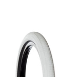 The Demolition HammerHead S Tyre, a white bicycle tire with a sturdy wire bead design and textured tread pattern, is displayed against a plain white background.