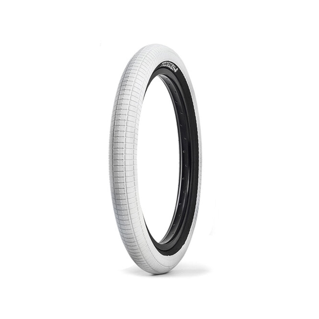 The Demolition HammerHead S Tyre, featuring a 2.25 width with a white tread and black inner rim, is showcased against a plain background.