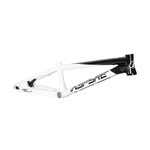 The Inspyre 2025 Concorde V3 Pro XL Frame features hydroformed tubes, highlighted by the sleek "INSPIRE" branding on its white and black design.