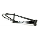 A Meybo 2024 HSX Expert Frame with the word Meybo on it, made from an HSX alloy.