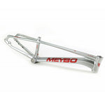 A silver Meybo 2024 HSX Expert Frame bike with the word met80 on it.