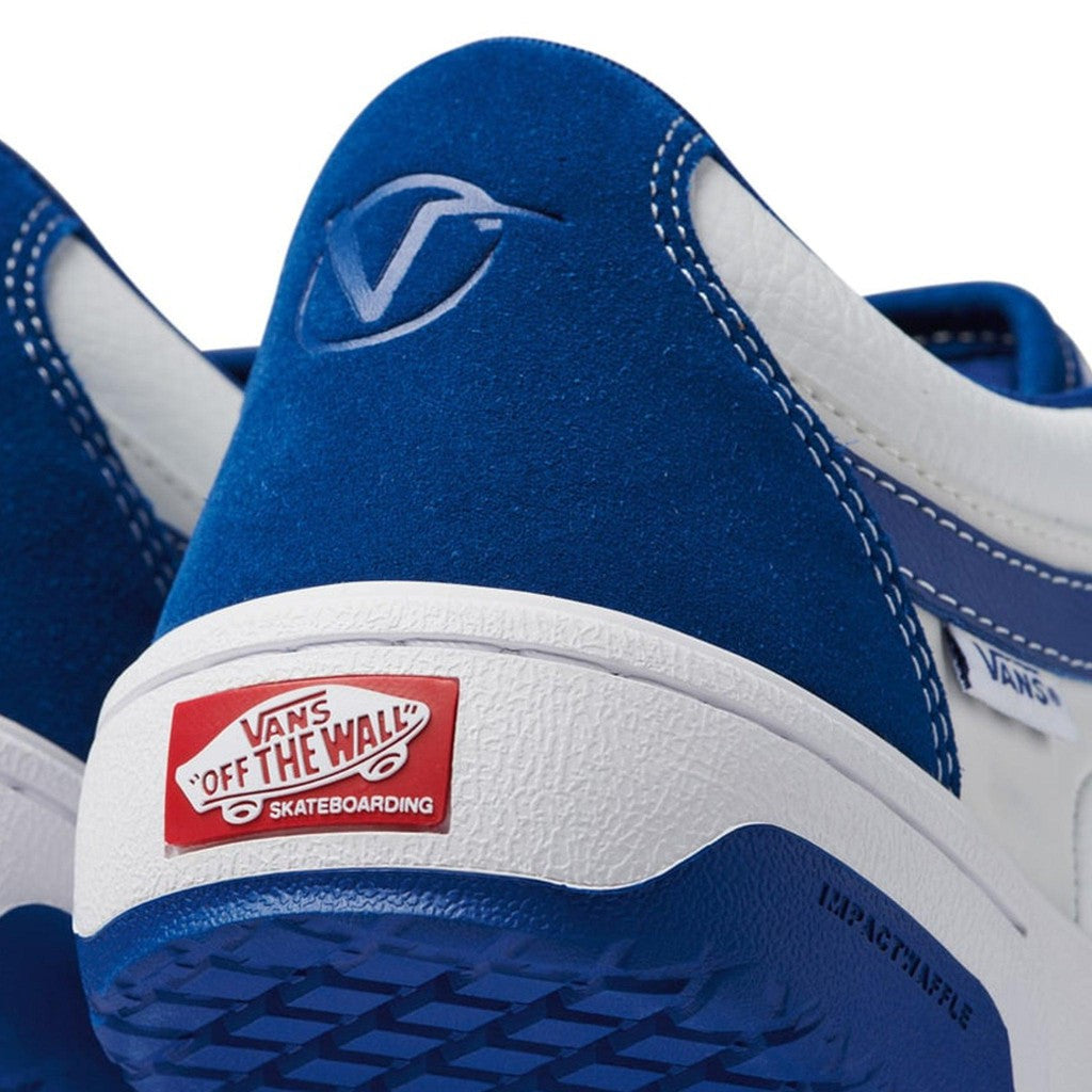 Vans blue 2024 and white