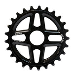 The SALTPLUS Center Front Sprocket features a five-point star design with 18 teeth. This CNC machined alloy component provides cyclists with both aesthetic appeal and exceptional performance, making it an ideal choice for those in search of a lightweight bicycle sprocket.