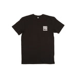 A black short-sleeve T-shirt featuring a small "BSD Mixtape Unreel" logo on the left chest, perfect for those who love to rewind back to the mixtape era.