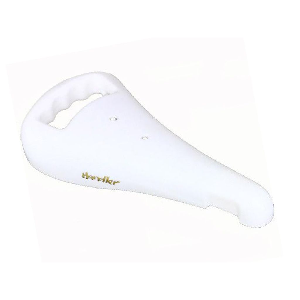 A Kashimax FS Handler Seat on a white surface with finger grooved design.